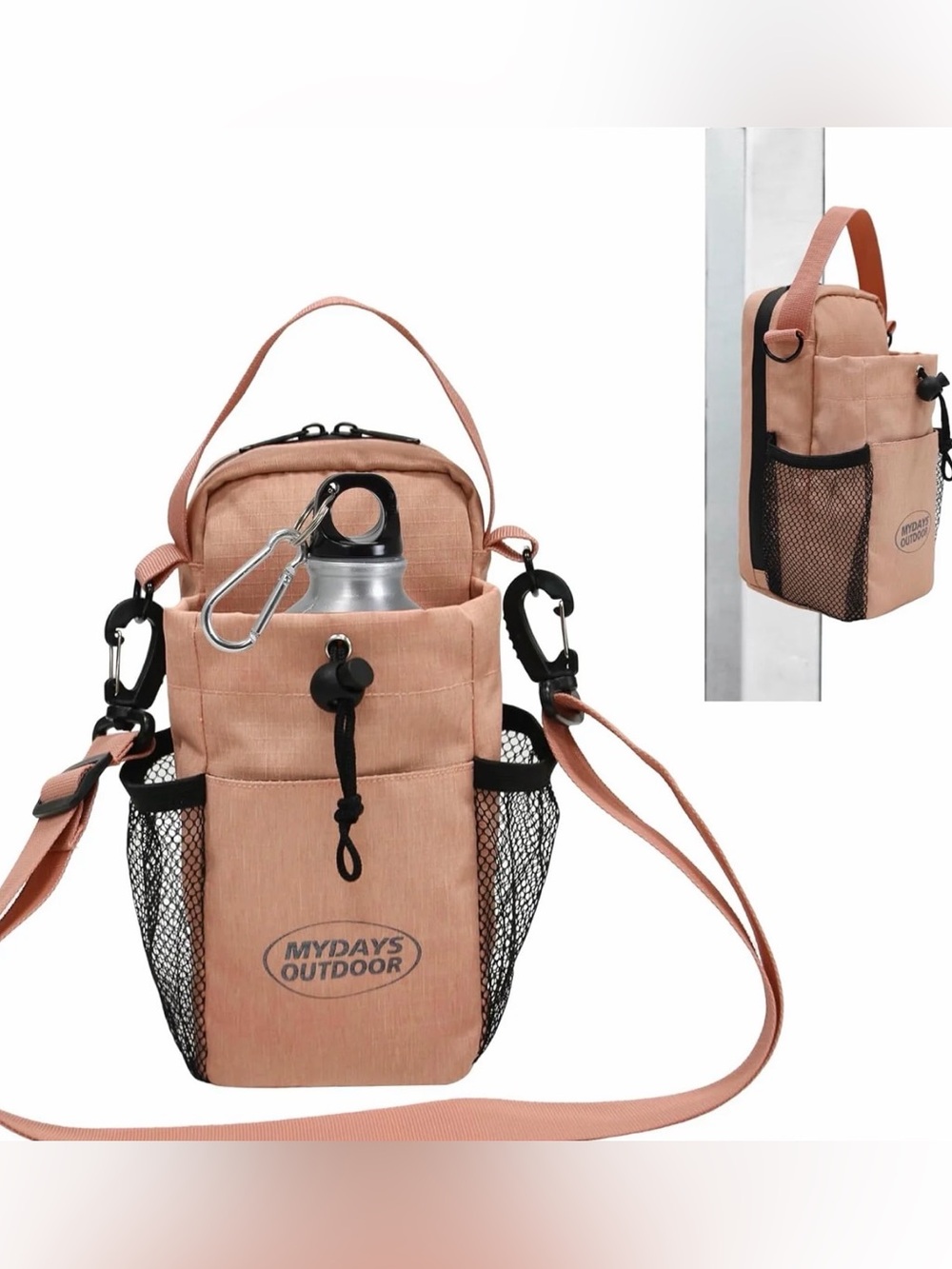 MyDays pink Magnetic Water Bottle Carrier Bag